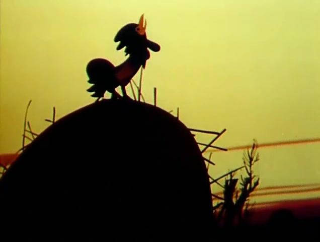 Старик и петух